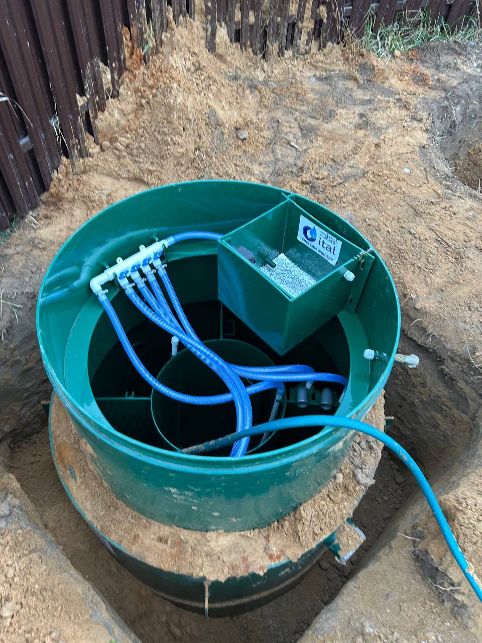 Септик из бетонных колец